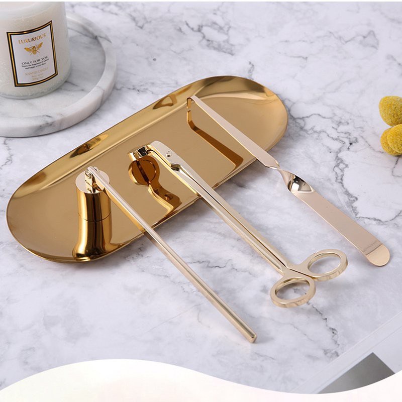 Bộ phụ kiện nến thơm 4 món Bộ phụ kiện nến thơm 4 món