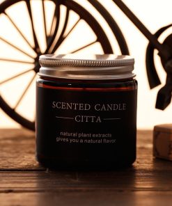 Nến Thơm Citta Hũ Thủy Tinh Nắp Thiếc Cổ Điển