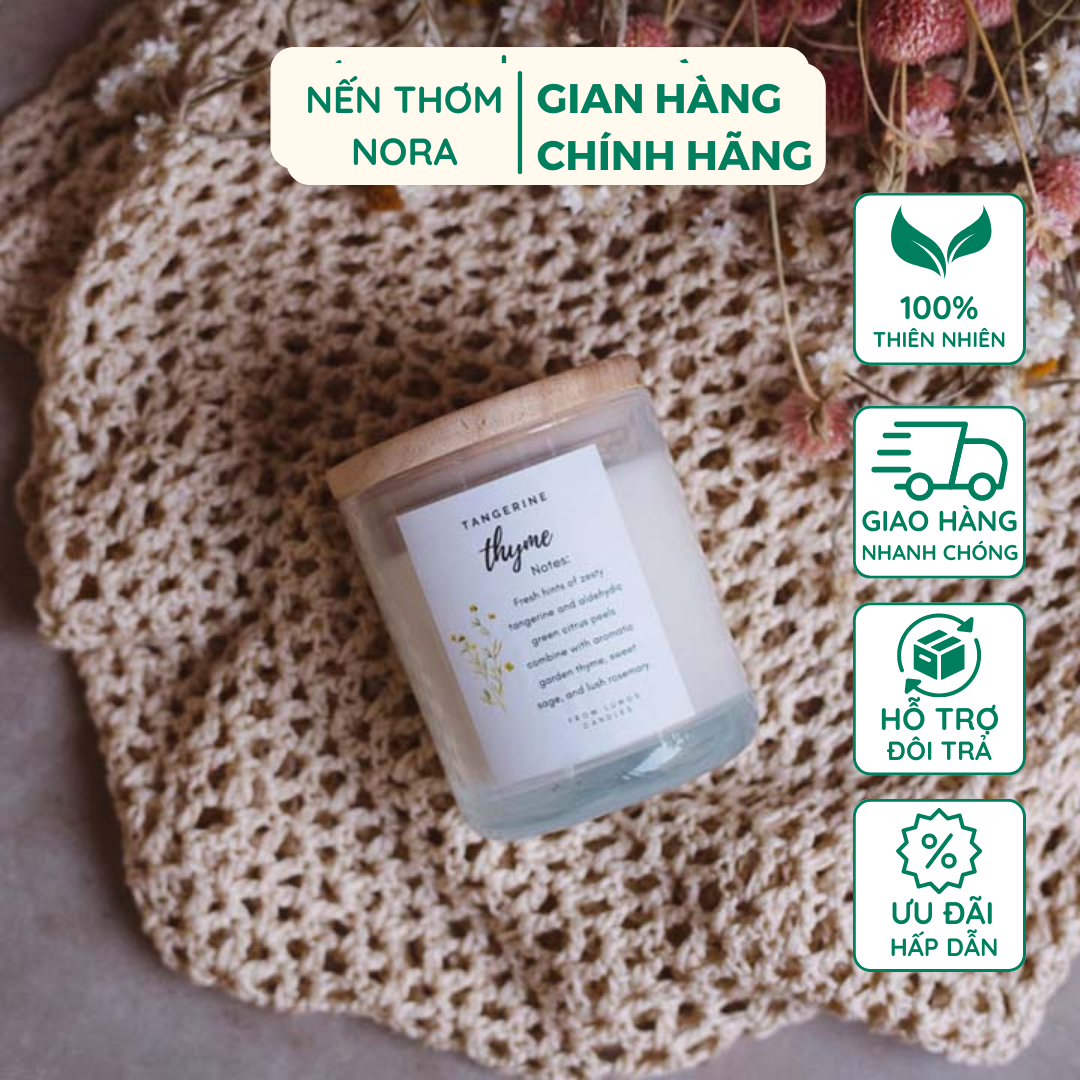 Nến thơm sáp đậu nành 9 Nến thơm sáp đậu nành 9